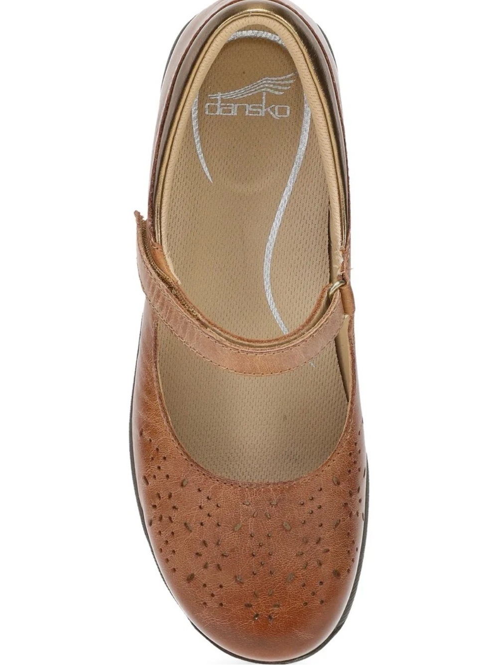 NEW DANSKO STACY MARY JANE SHOES IN TOFFEE LEATHER 39 8.5-9 - Picture 5 of 15